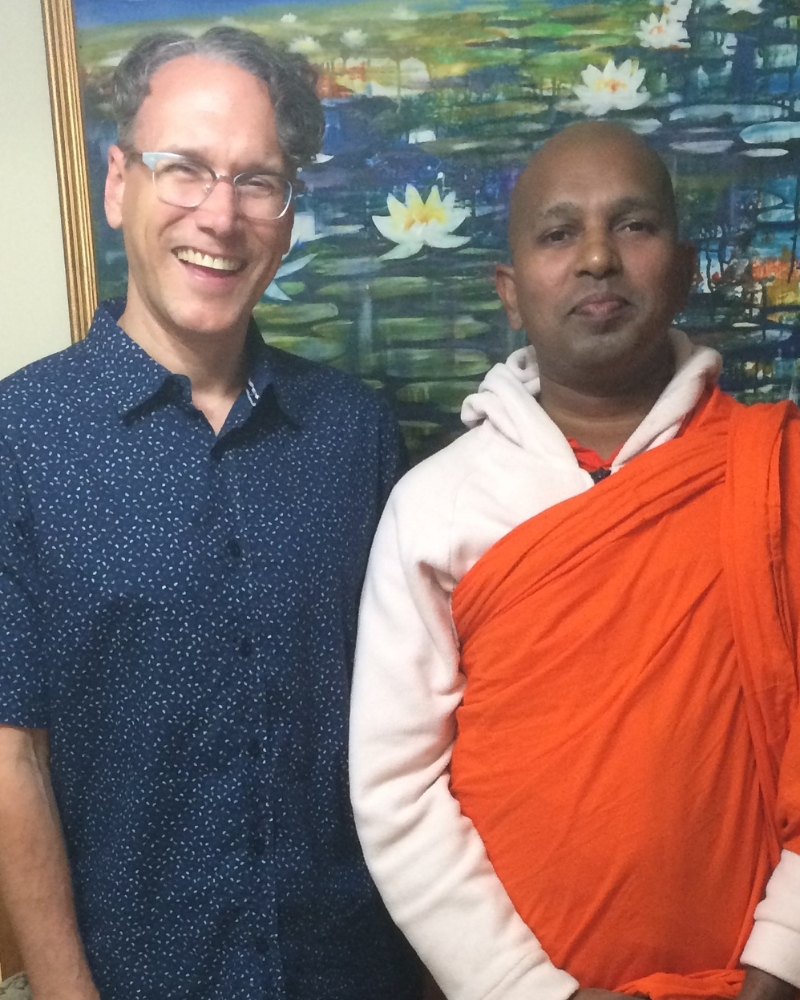 Shawn & Bhante Diwalakada Saddhatissa