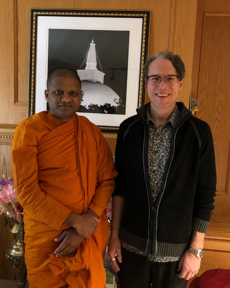 Shawn & Bhante Dodamgoda Sumedha