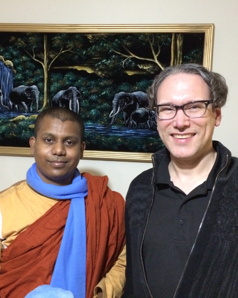 Shawn & Bhante Galgamuwe Gunaratana