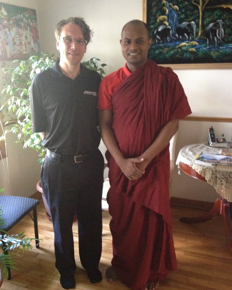 Shawn & Bhante Gnanaloka (2)