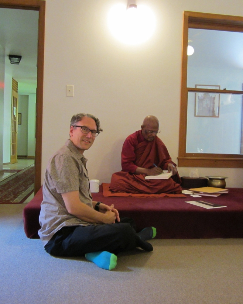 Shawn & Bhante Henepola Gunaratana #1