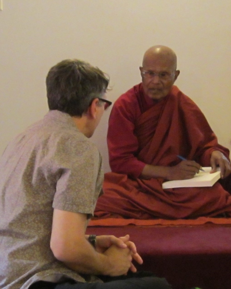 Shawn & Bhante Henepola Gunaratana #2